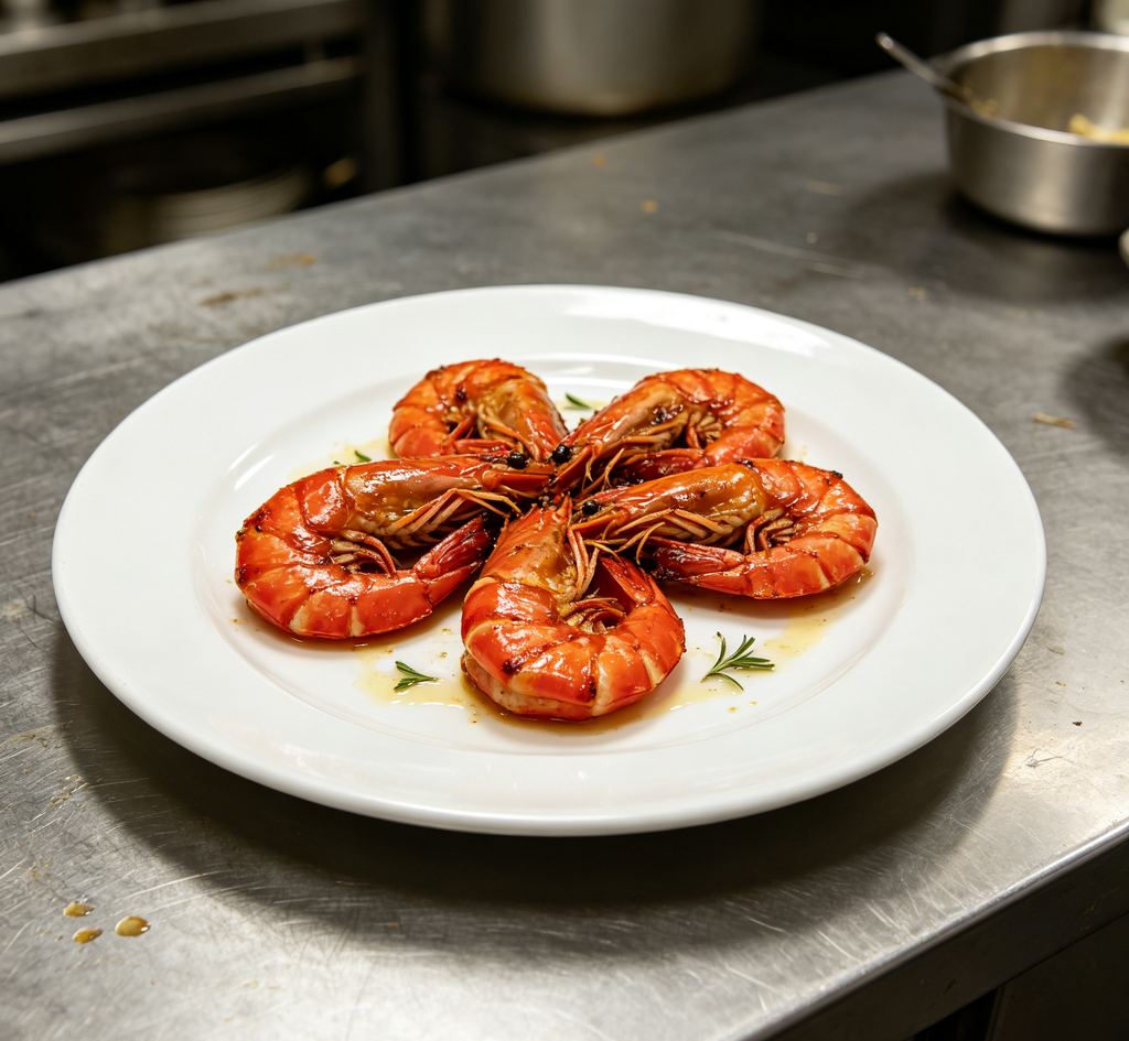 Cooked King Prawns
